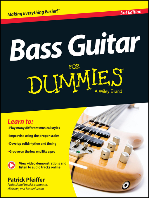 Title details for Bass Guitar For Dummies by Patrick Pfeiffer - Available